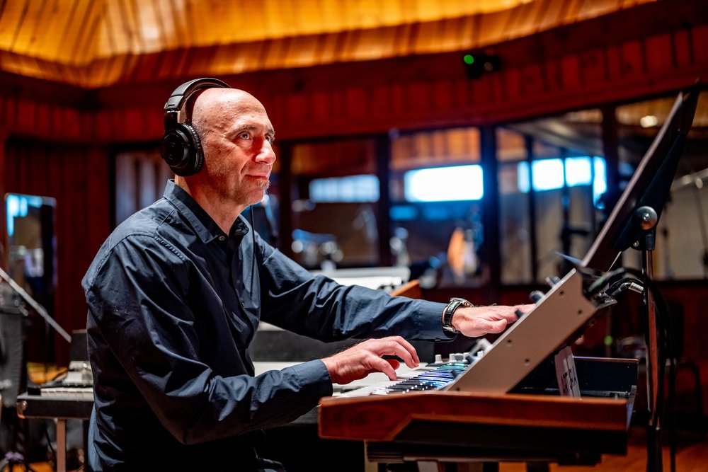 A photo of Joel Goodman in the studio